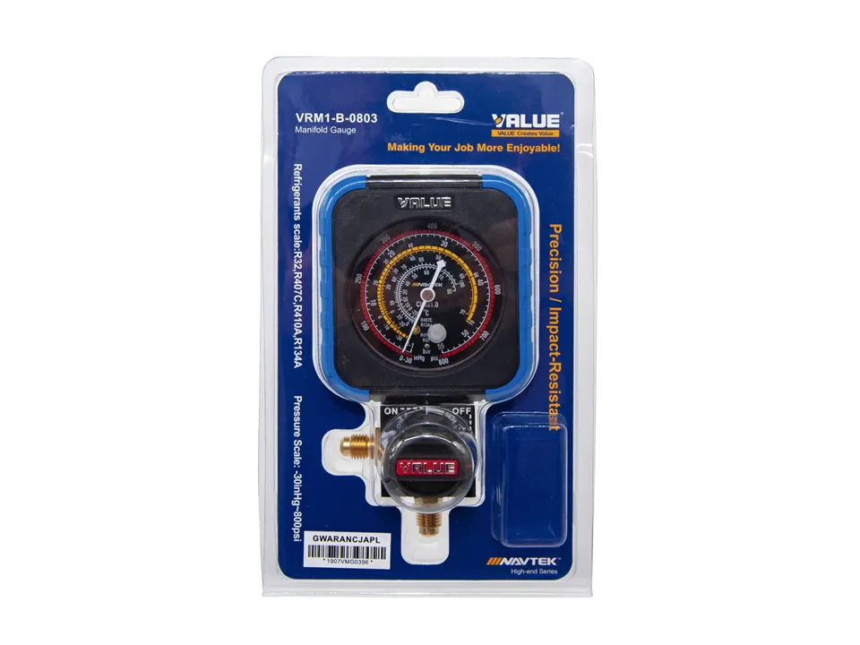 گیج فشار آنالوگ تکی برند ولیو