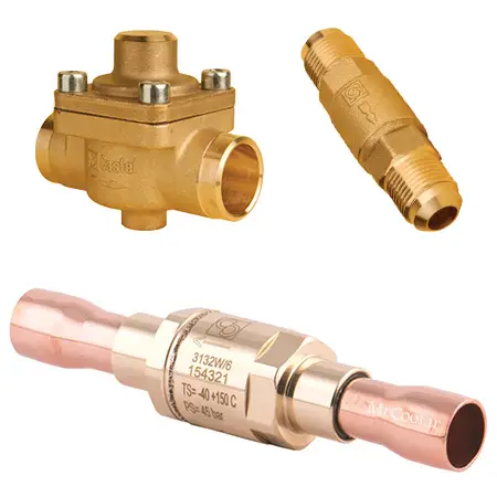 شیرهای یکطرفه مستقیم کستل